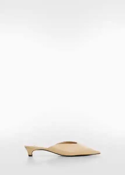 Zapatos Paris Mujer Beige Talla 40 Mango