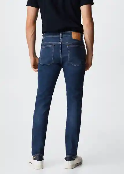 Pantalón Jean Tejano Oscuro Talla 46 47030664_To Hombre Mango