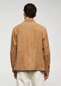 Chaqueta Cazadora Garden Camel Talla S Hombre Mango