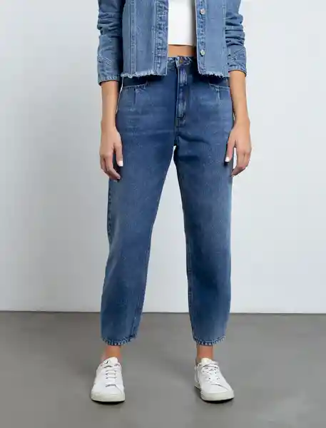 Jean Glo Mujer Azul Índigo Medio Talla 4 Naf Naf