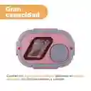 Contenedor Para Alimentos de Doble Capa Con Asas 1200 mL Miniso