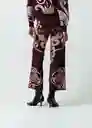 Pantalón Mujer Morado Sombrío Ultra Oscuro T M 532G076 Naf Naf