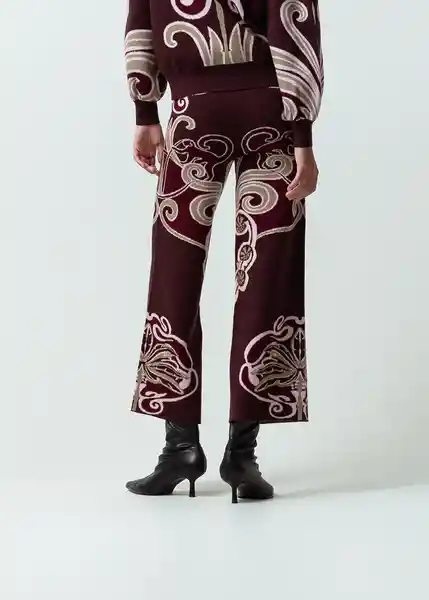 Pantalón Mujer Morado Sombrío Ultra Oscuro T M 532G076 Naf Naf
