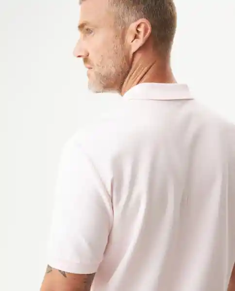 Camiseta Polo Classic Masculino Rosa Talla L 153207 Chevignon