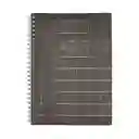 Cuaderno Argollado Negro Diseño 0003 Casaideas
