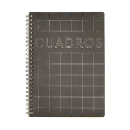 Cuaderno Argollado Negro Diseño 0003 Casaideas