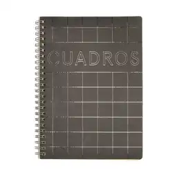 Cuaderno Argollado Negro Diseño 0003 Casaideas