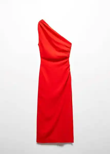 Vestido Naty Rojo Talla S Mujer Mango