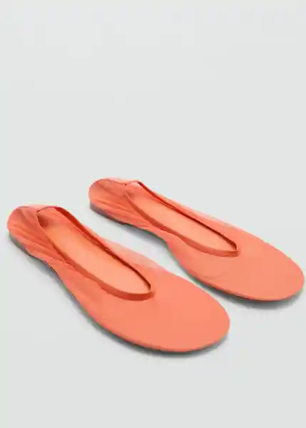 Zapatos Parosn Naranja Talla 36 Mujer Mango