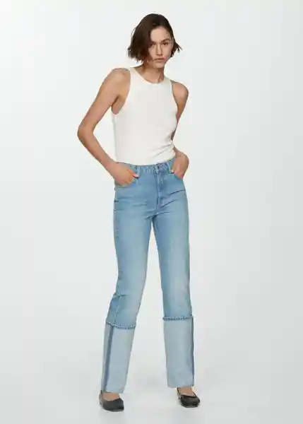 Top Bali Blanco Talla S Mujer Mango