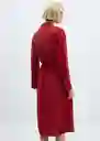 Vestido Maria Rojo Talla L Mujer Mango