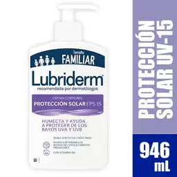 Lubriderm Crema Corporal Humectante con Filtro Solar FPS 15