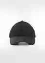 Gorra Wrinkle Negro Talla 99 Hombre Mango