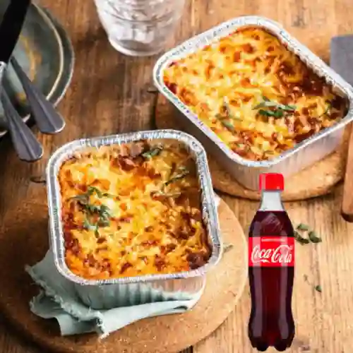 Lasagna Bolognesa 450gr + Cocacola 400ml