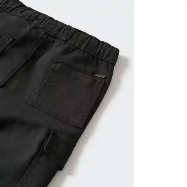 Pantalón Paviab Negro Talla 71 Niños Mango