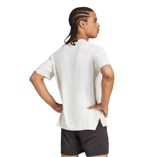 Adidas Camiseta D4T Int Tee Entrenamiento Hombre Blanco Talla L
