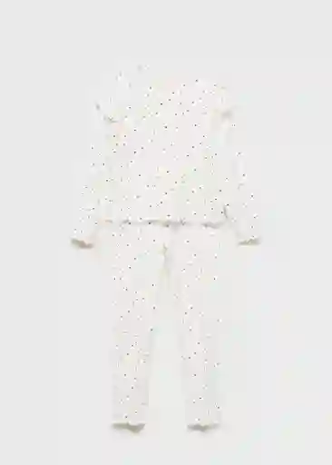 Pijama Stars Off White Talla 14 Niñas Mango