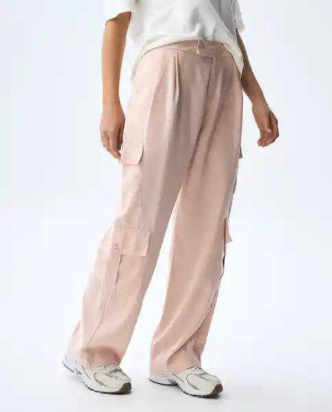 Pantalón Mujer Rosado Talla 10 631G000_ROS141310 Americanino