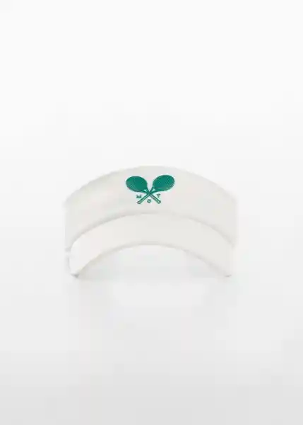 Gorra Mtcvis Blanco Talla 99 Mujer Mango