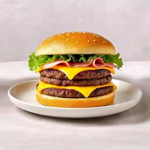 Hamburguesa doble carne
