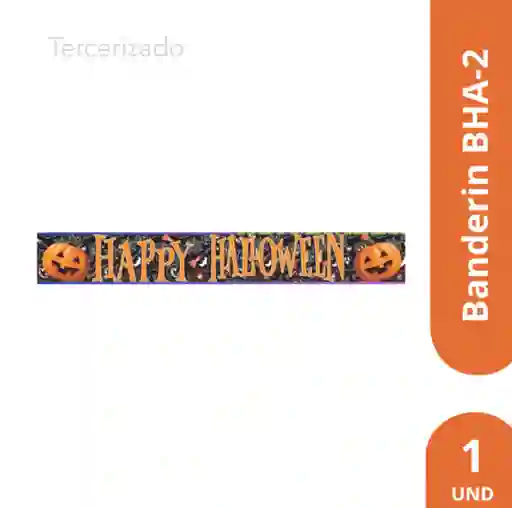 El Tio Banderín Happy Halloween Negro BHA-2