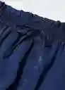 Short Mykonos Tejano Oscuro Talla S Mujer Mango