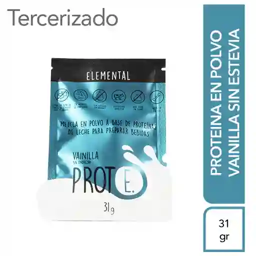 Elemental Proteína en Polvo Vainilla Sin Estevia