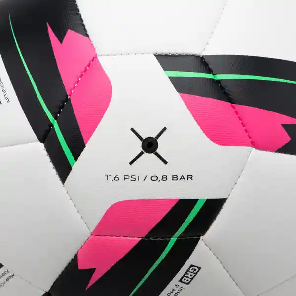 Kipsta Balón de Fútbol Fifa Basic Híbrido Blanco Rosa Talla 5