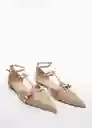 Zapatos Toda Nude Talla 38 Mujer Mango