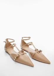 Zapatos Toda Nude Talla 38 Mujer Mango