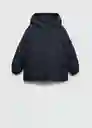 Abrigo Anorak Enzo Navy Talla 06 Niños Mango