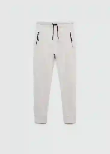 Pantalón Zipset Gris Medio Vigore Talla 10 Niños Mango