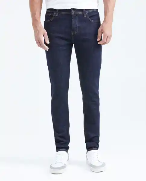 Jean Super Slim Fit- Rider Azul Dark Ultraoscuro 36/30 Chevignon