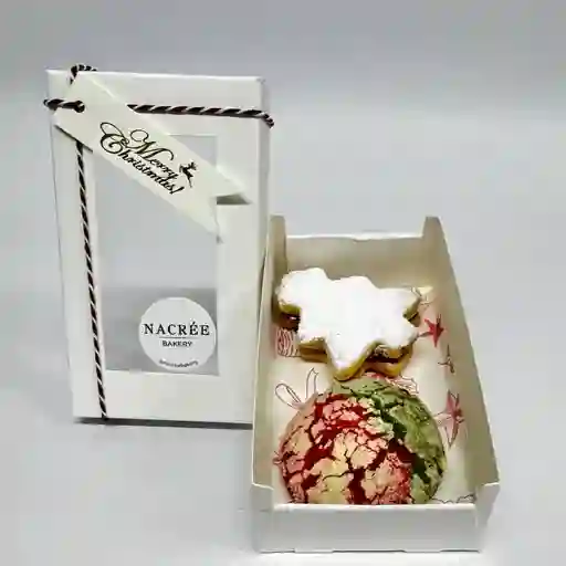 Caja de alfajor y galleta