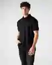 Camiseta Polo Hombre Negro Talla M 802G020_NEG194004 Americanino