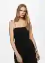 Vestido Elena Negro Talla XS Mujer Mango