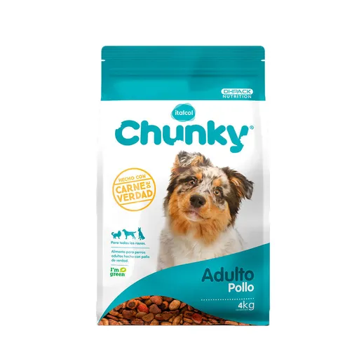 Chunky Alimento Para Perro Adulto Pollo 4 Kg