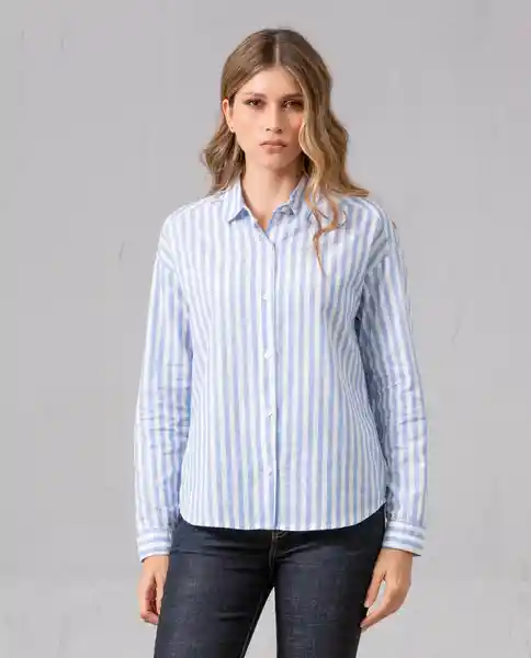 Camisa Mujer Azul S G10F001_AZU174139 Rifle