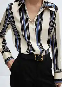 Camisa Ivanka Crudo Talla S Mujer Mango