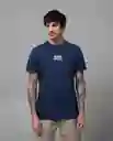 Camiseta Hombre Azul Zarco Oscuro Talla XXL 58196 Rifle