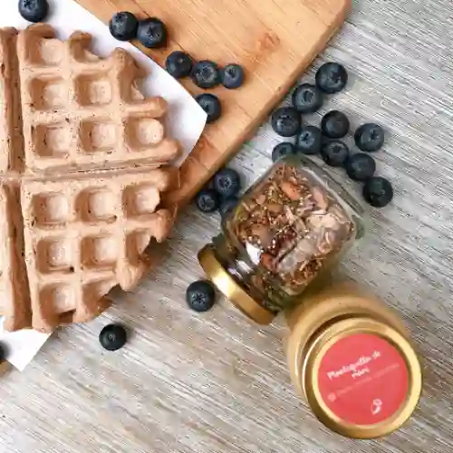 Waffle Sano con más Toppings