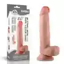 Lovetoy Dildo Realista Piel Deslizante Doble Capa