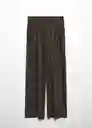 Pantalón Pili Khaki Talla L Mujer Mango