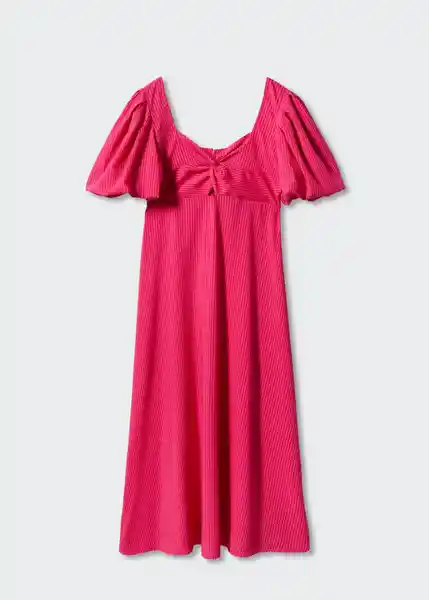 Vestido Fermin Fucsia Talla S Mujer Mango