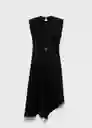 Vestido Wise Negro Talla M Mujer Mango