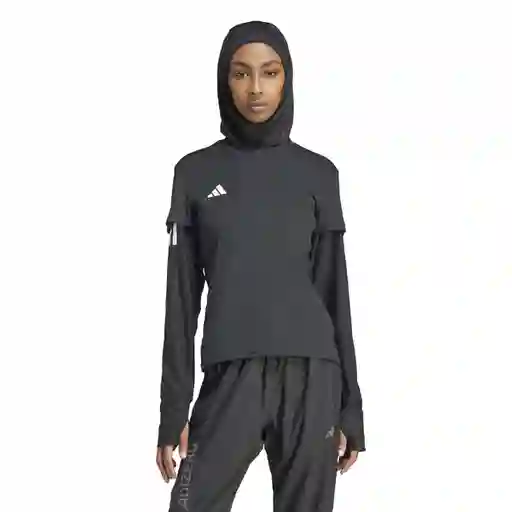 Adidas Buzo Adizero e Tee Mujer Negro Talla S Ref: IN1172