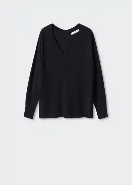 Saco Jersey Lombia Negro Talla L Mujer Mango