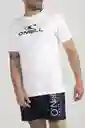 ONeill Camiseta Classic Masculina Blanco Talla M