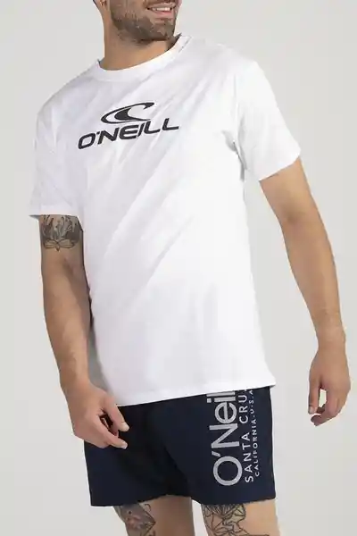 ONeill Camiseta Classic Masculina Blanco Talla M