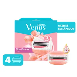 Gillette Venus Skin Comfort Spa Repuesto de Afeitar X 4